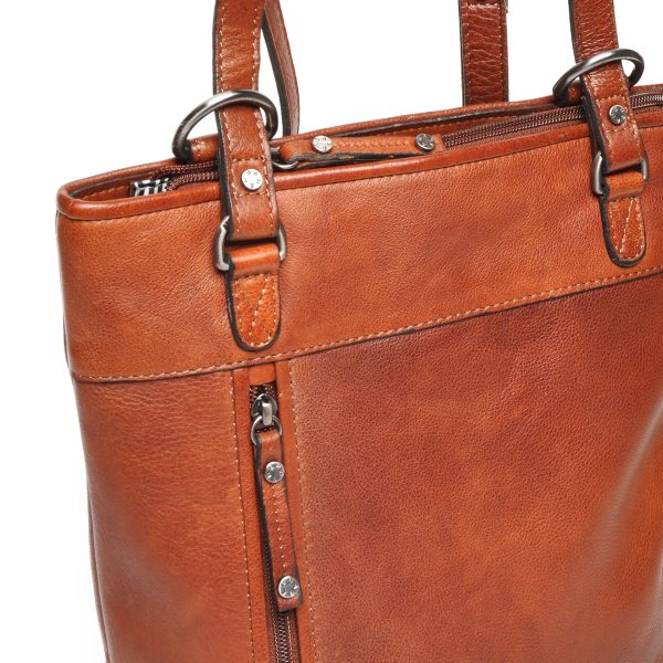 Berba leren convertible rugzak lucca 335-967-95 brandy