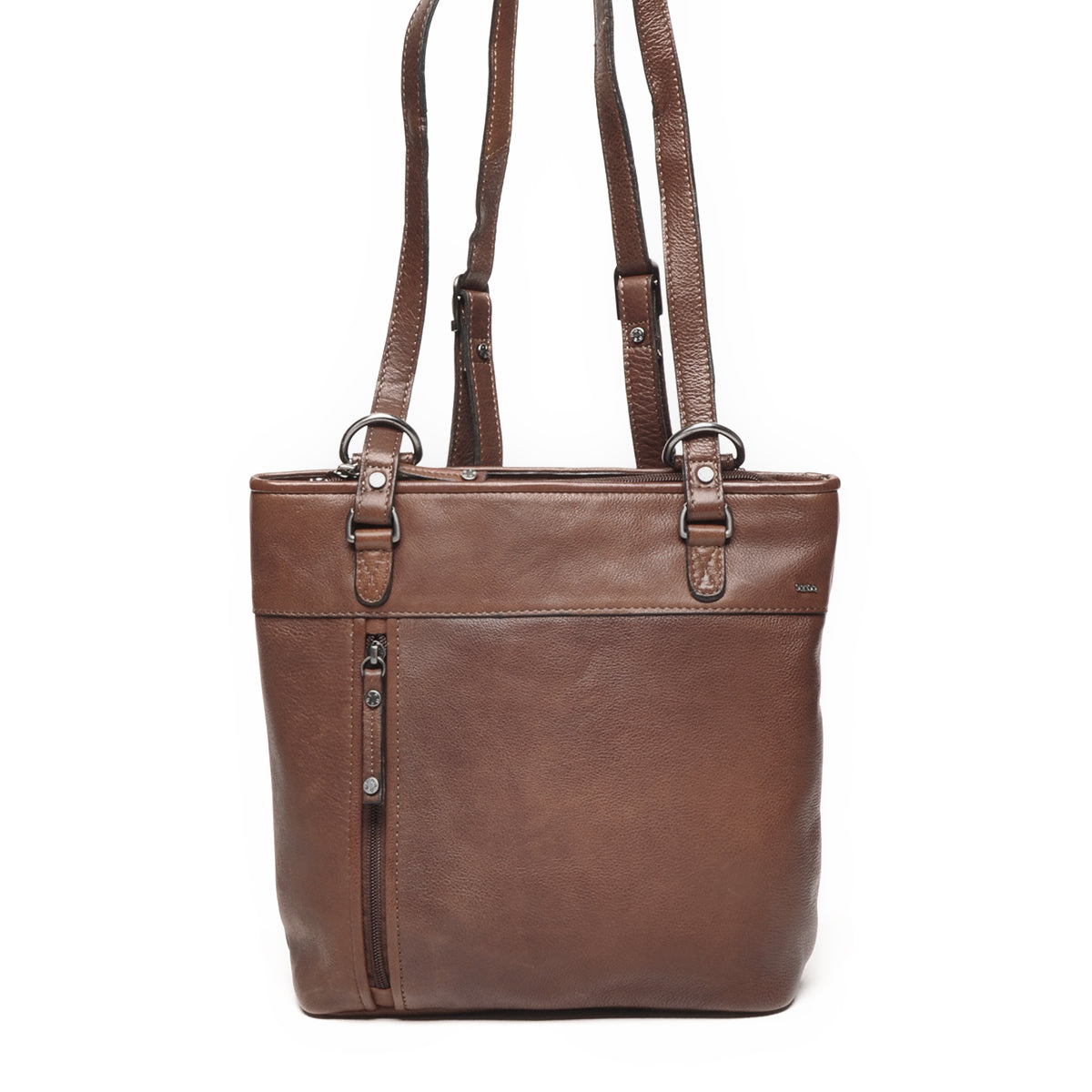 Berba leren convertible rugzak lucca 335-967-12 chocolate