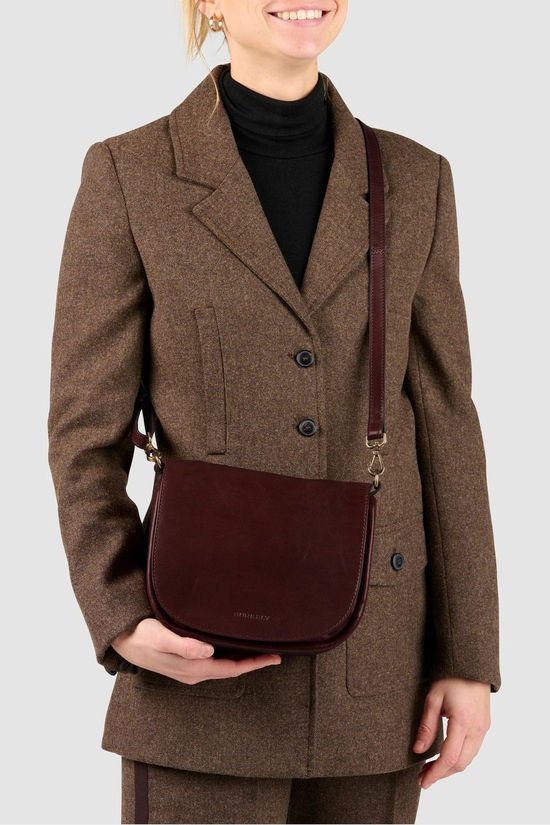 Vintage Veda Satchel Bag Cherry