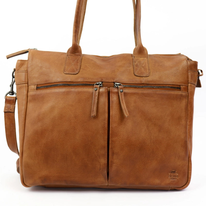 Beardesign Dames Laptoptas CP1657 Cognac