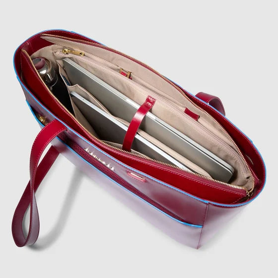 Piquadro Blue Square Laptopshopper 16" Rosso