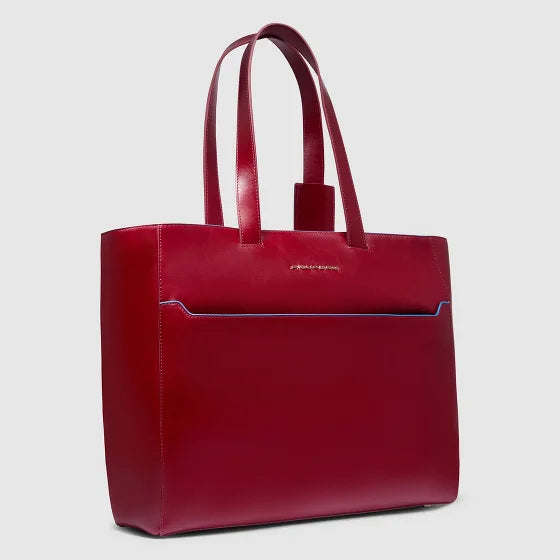 Piquadro Blue Square Laptopshopper 16" Rosso