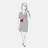 GiGi Fratelli Dames crossbody tas ROM9007 Red