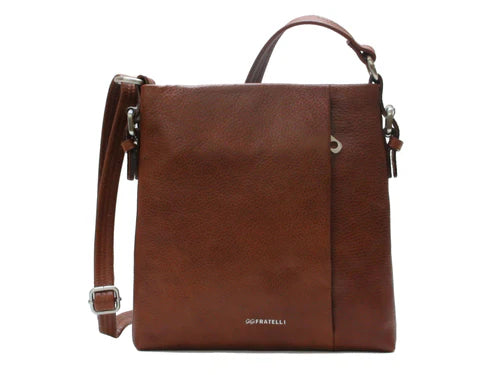 GiGi Fratelli Dames schoudertas ROM0006 Brandy