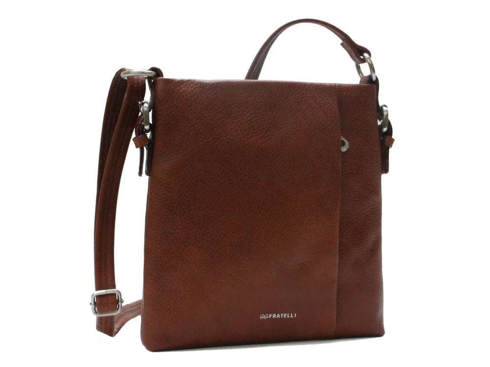 GiGi Fratelli Dames schoudertas ROM0006 Brandy