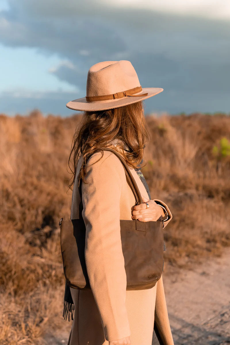 Beardesign Hand/schoudertas CP6006 Katya HD Bruin