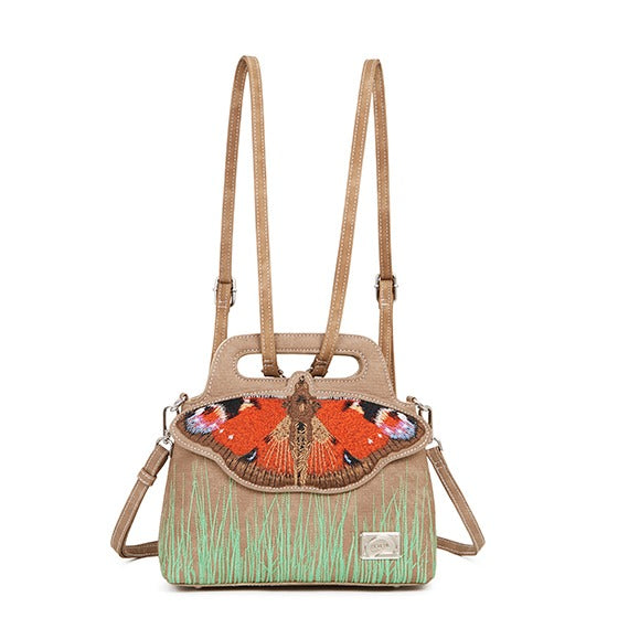 HIDIHI Rugtas/schoudertas Madame Butterfly Rood MBU01