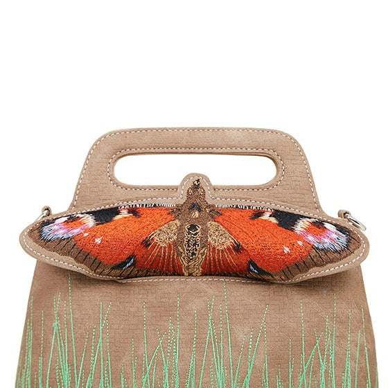 HIDIHI Rugtas/schoudertas Madame Butterfly Rood MBU01