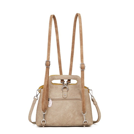 HIDIHI Rugtas/schoudertas Madame Butterfly Beige MBU04