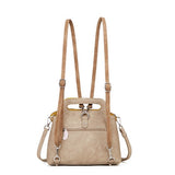HIDIHI Rugtas/schoudertas Madame Butterfly Beige MBU04