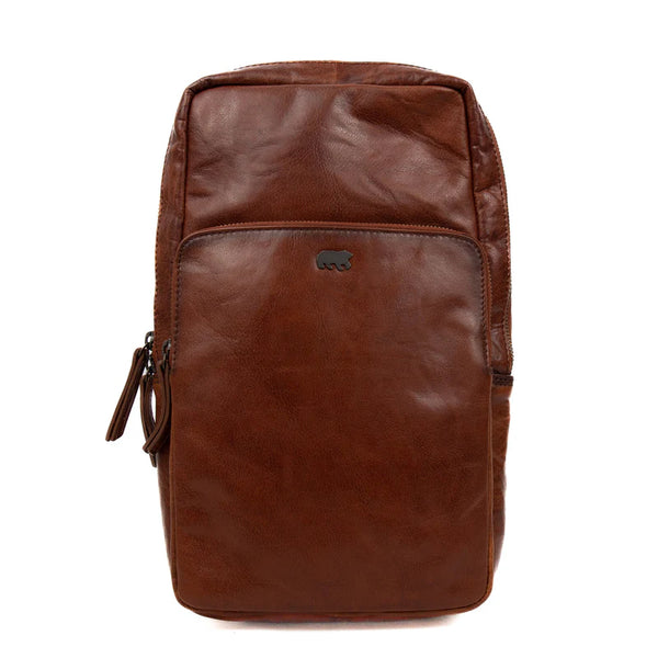 Beardesign crossbodytas Benjamin Cognac AD 43105
