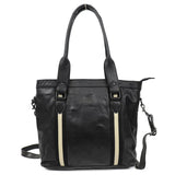 Beardesign Hand/schoudertas SL 2405 Tygo Zwart/stripe