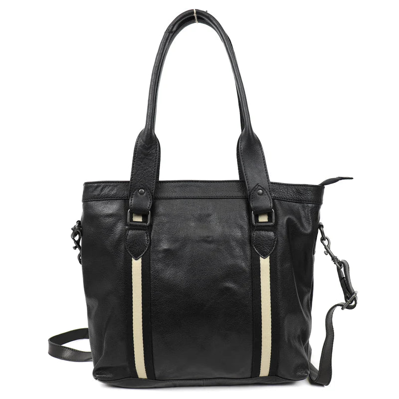 Beardesign Hand/schoudertas SL 2405 Tygo Zwart/stripe