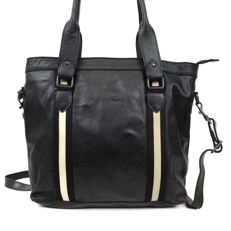 Beardesign Hand/schoudertas SL 2405 Tygo Zwart/stripe