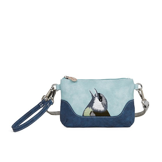 Schoudertas HiDiHi Melody MEL02 Marineblauw/Lichtblauw