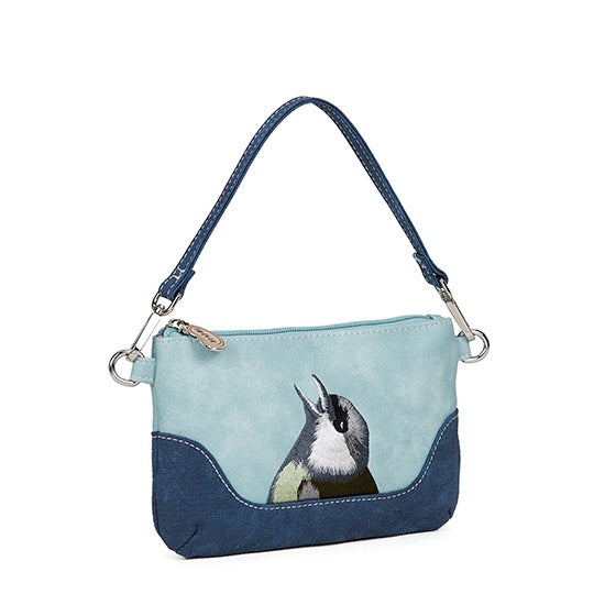 Schoudertas HiDiHi Melody MEL02 Marineblauw/Lichtblauw