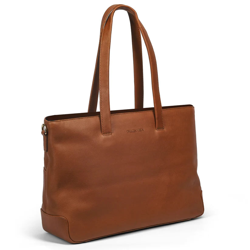 Plevier Edge Dameslaptoptas 160-3 Cognac 16"