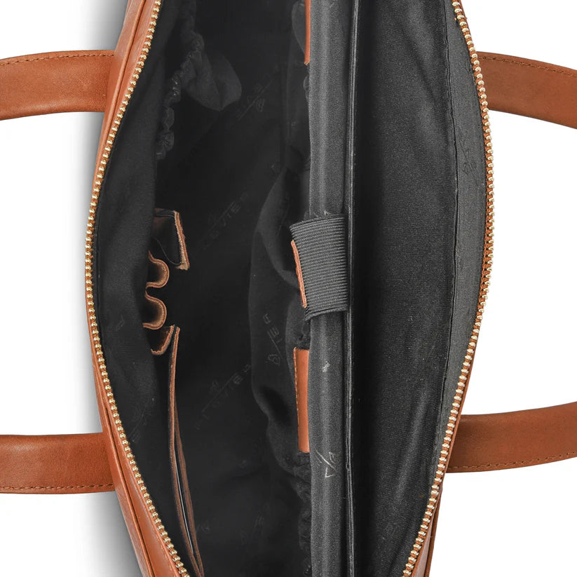 Plevier Edge Dameslaptoptas 160-3 Cognac 16"