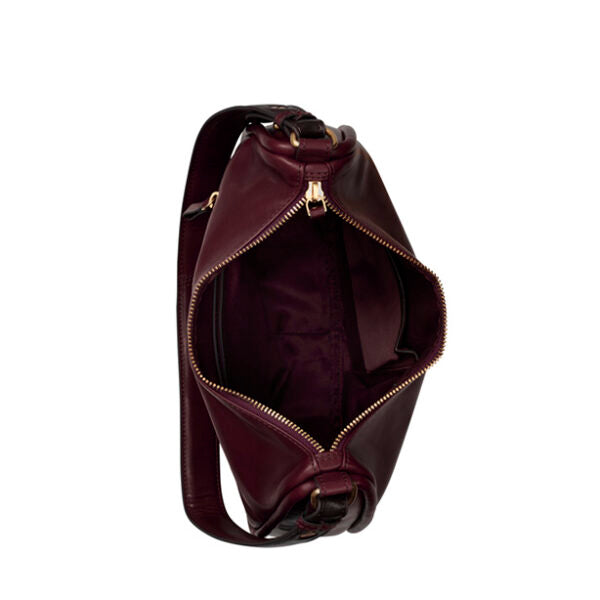 Vintage Veda Hobo Round Cherry