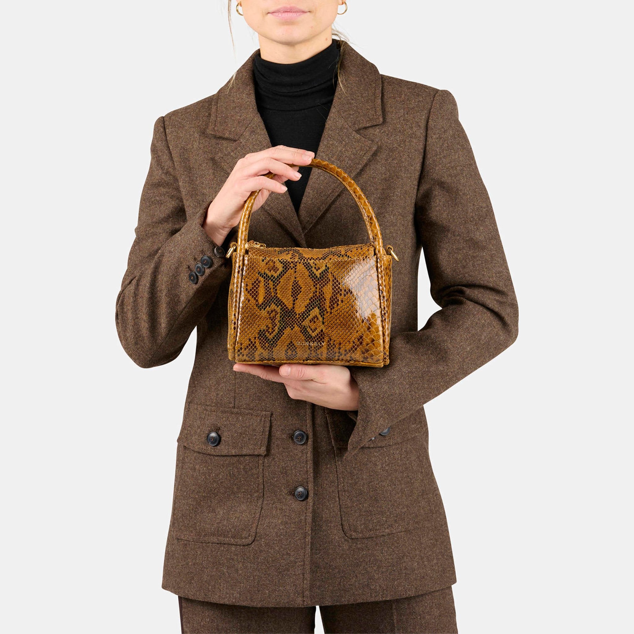 Vintage Veda Handbag Light Yellow