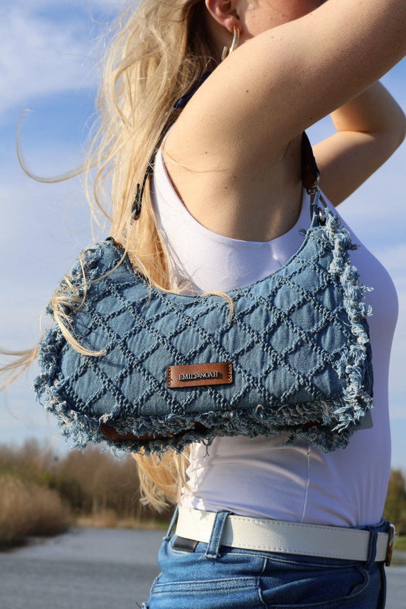 Handtas Emily & Noah Spijkerstof 64913-512