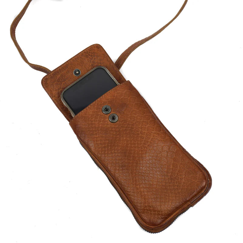 Bear Design Python Telefoontasje Elske Cognac PH 2106