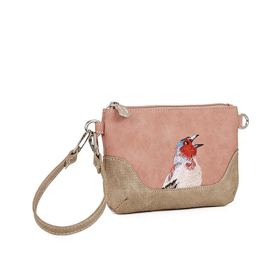 Schoudertas HiDiHi Melody MEL01 Beige/Zacht Roze