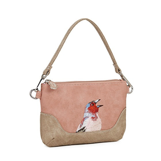 Schoudertas HiDiHi Melody MEL01 Beige/Zacht Roze