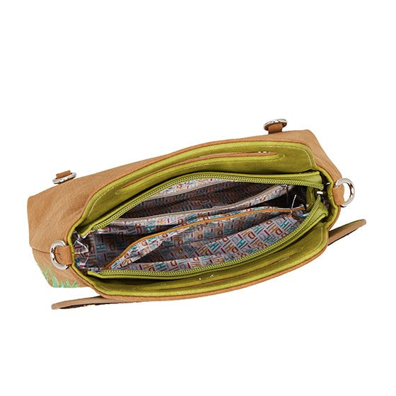 HIDIHI Rugtas/schoudertas Madame Butterfly Oranje MBU02