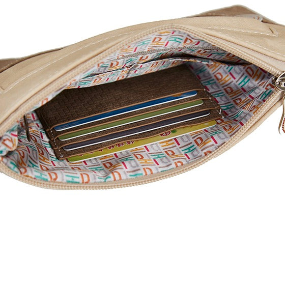 Schoudertas HiDiHi Melody MEL04 Bruin/Beige