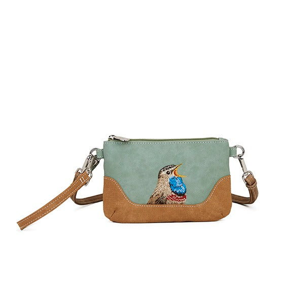 Schoudertas HiDiHi Melody MEL03 Cognac/Groen