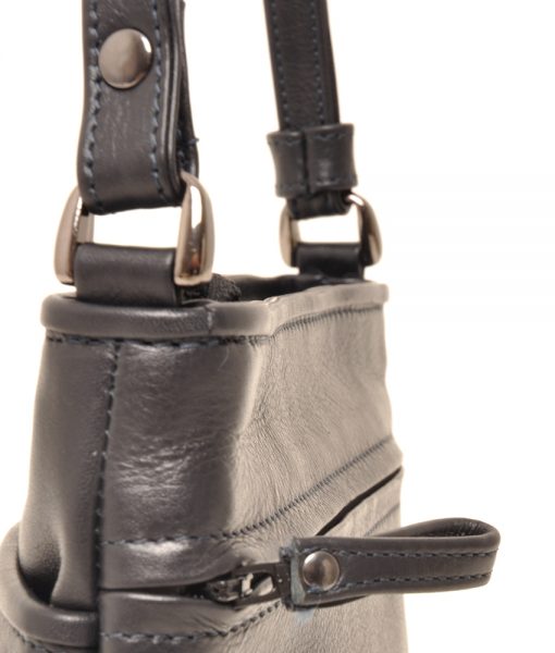 Berba Soft cross-over rits tasje 005-330-Blauw