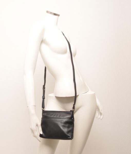 Berba Soft cross-over rits tasje 005-330-Blauw