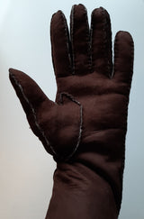 Glove Story Dames Lammy Donker Bruin 21154CU Maat 8