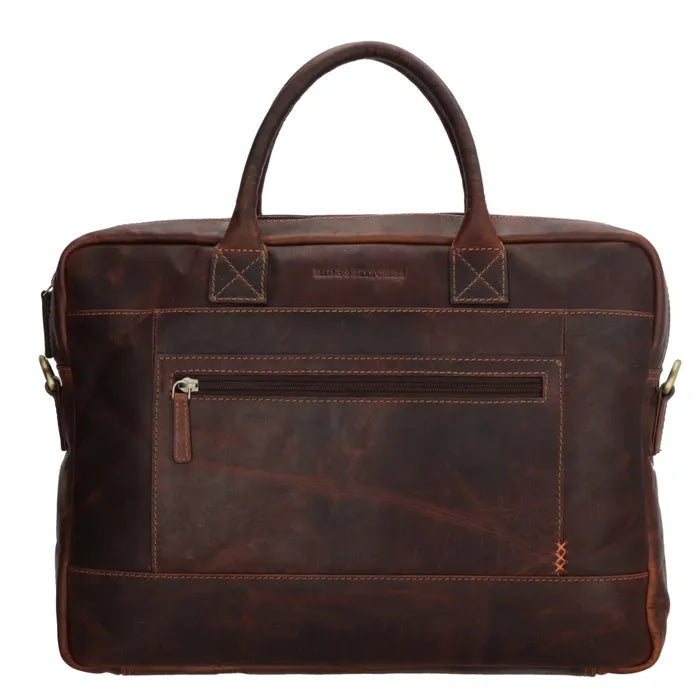 Hide & Stitches 20563-006 Bruin Laptoptas 15 Inch