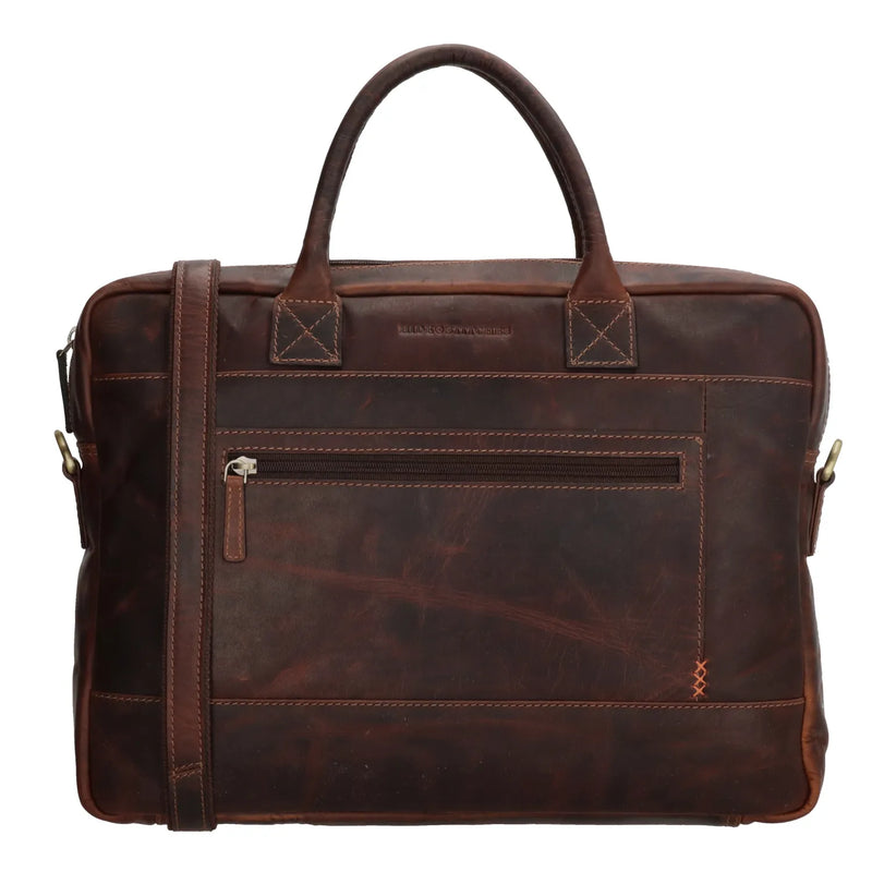 Hide & Stitches 20563-006 Bruin Laptoptas 15 Inch