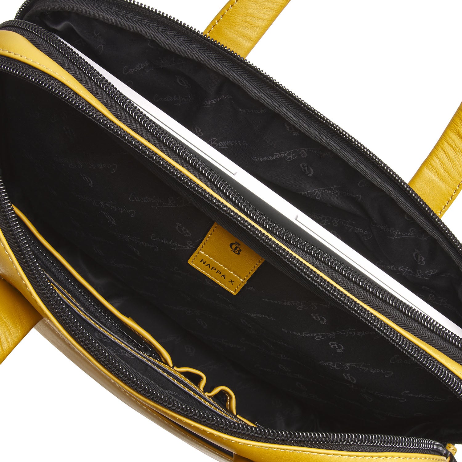 Castelijn en Beerens Nappa X Charlie Laptoptas 15.6" RFID Geel