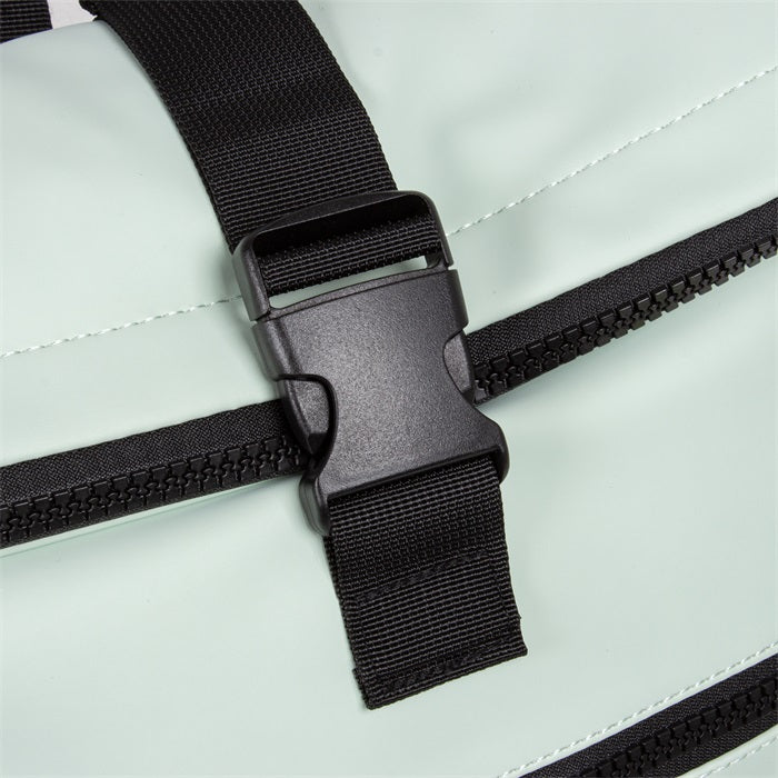 Mart Mint Blue Waterproof Rolltop Rugzak 15"
