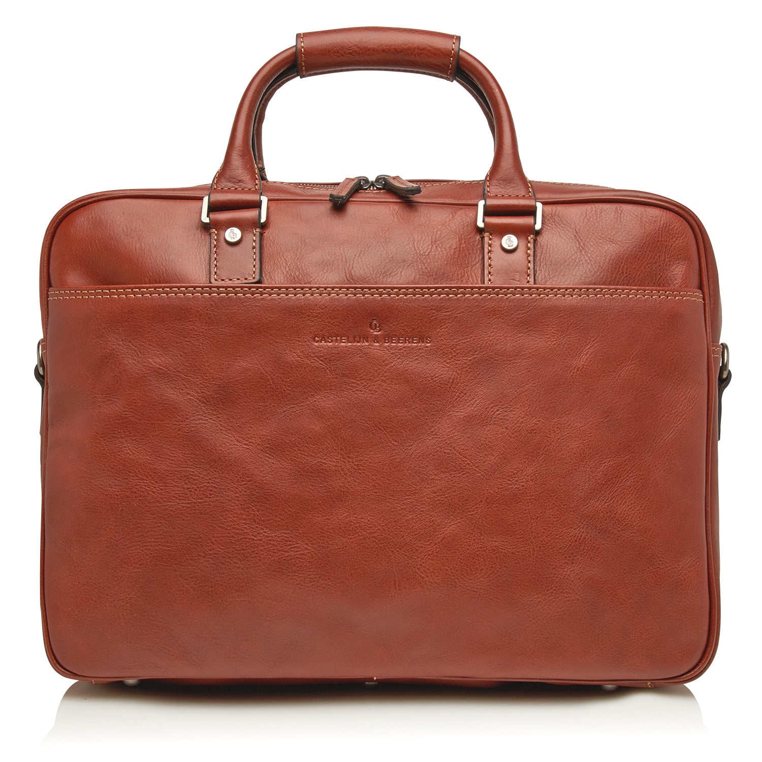 Castelijn en Beerens 689472 Licht Bruin Laptoptas 15.6 Inch