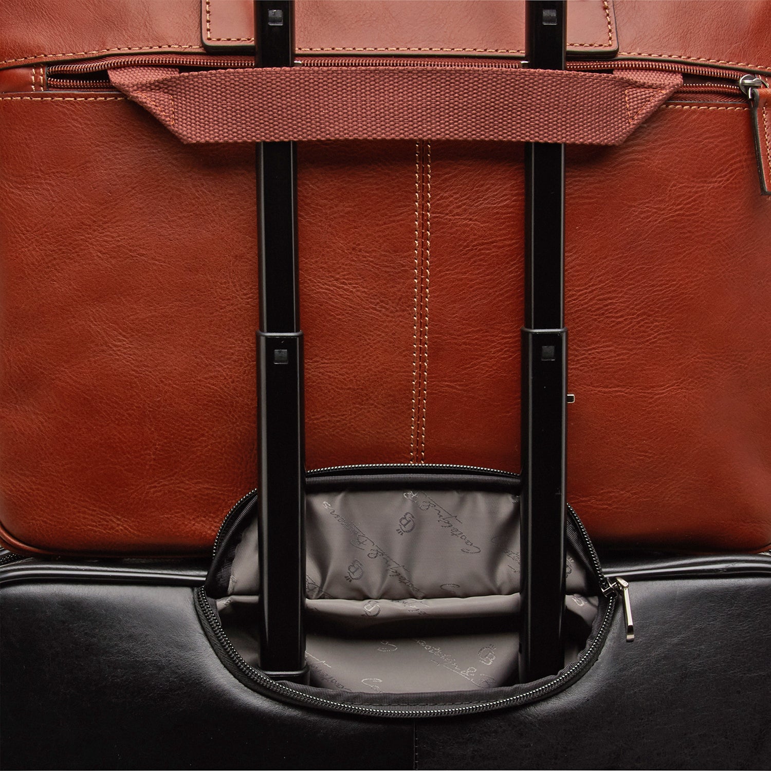 Castelijn en Beerens 689472 Licht Bruin Laptoptas 15.6 Inch