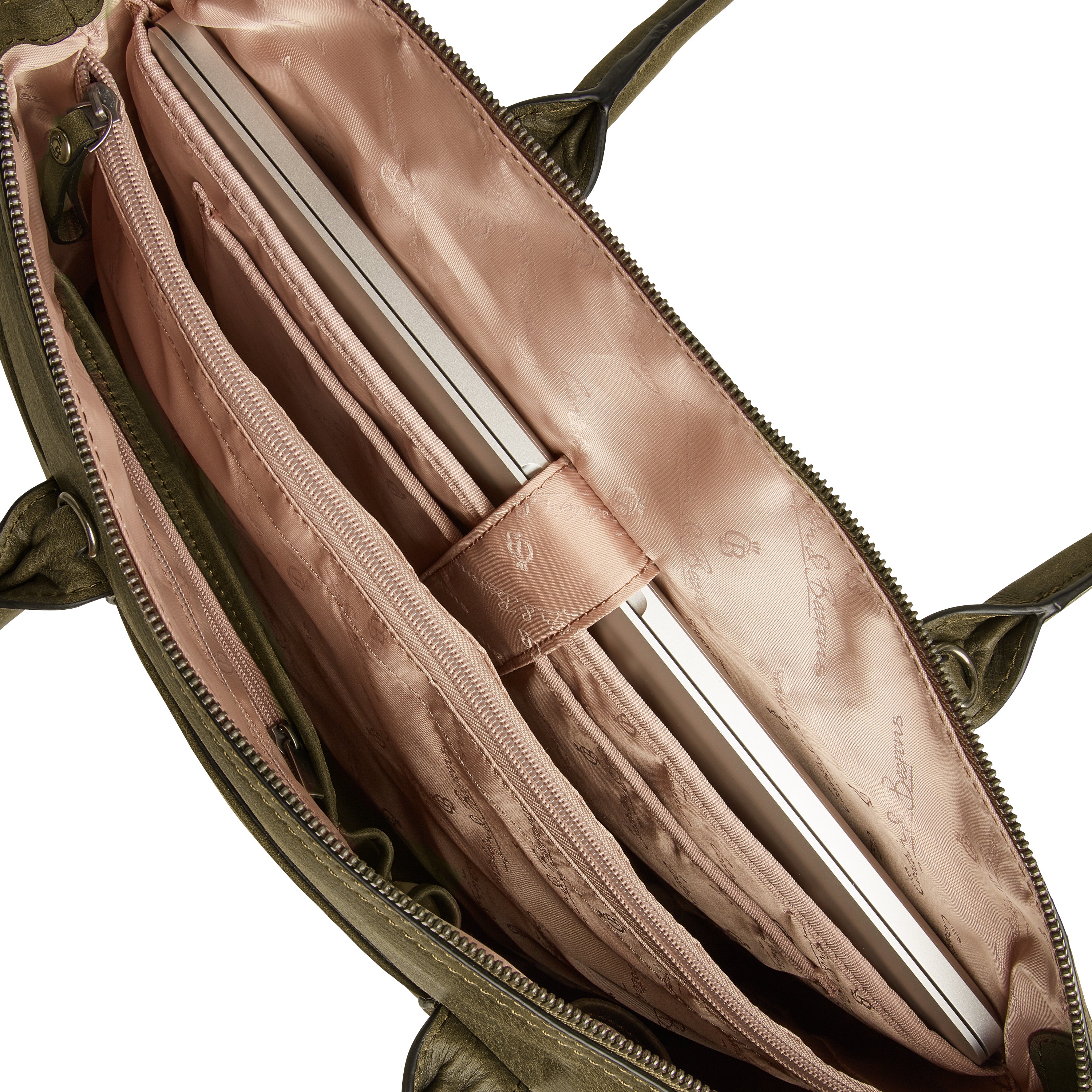 Castelijn & Beerens 729761 D. Groen Laptoptas 15.4 Inch + tablet