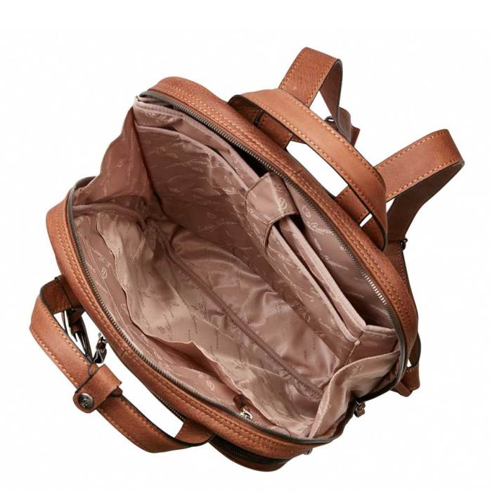 Castelijn & Beerens 729577 Cognac Carisma Laptop Rugzak 15.6
