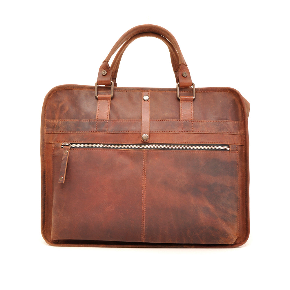 Berba Barbarossa Leren Laptoptas 826-129-71 Cognac