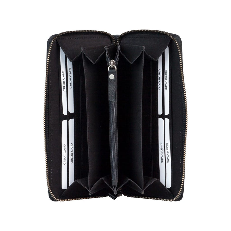Burkely Antique Avery Wallet L Zwart