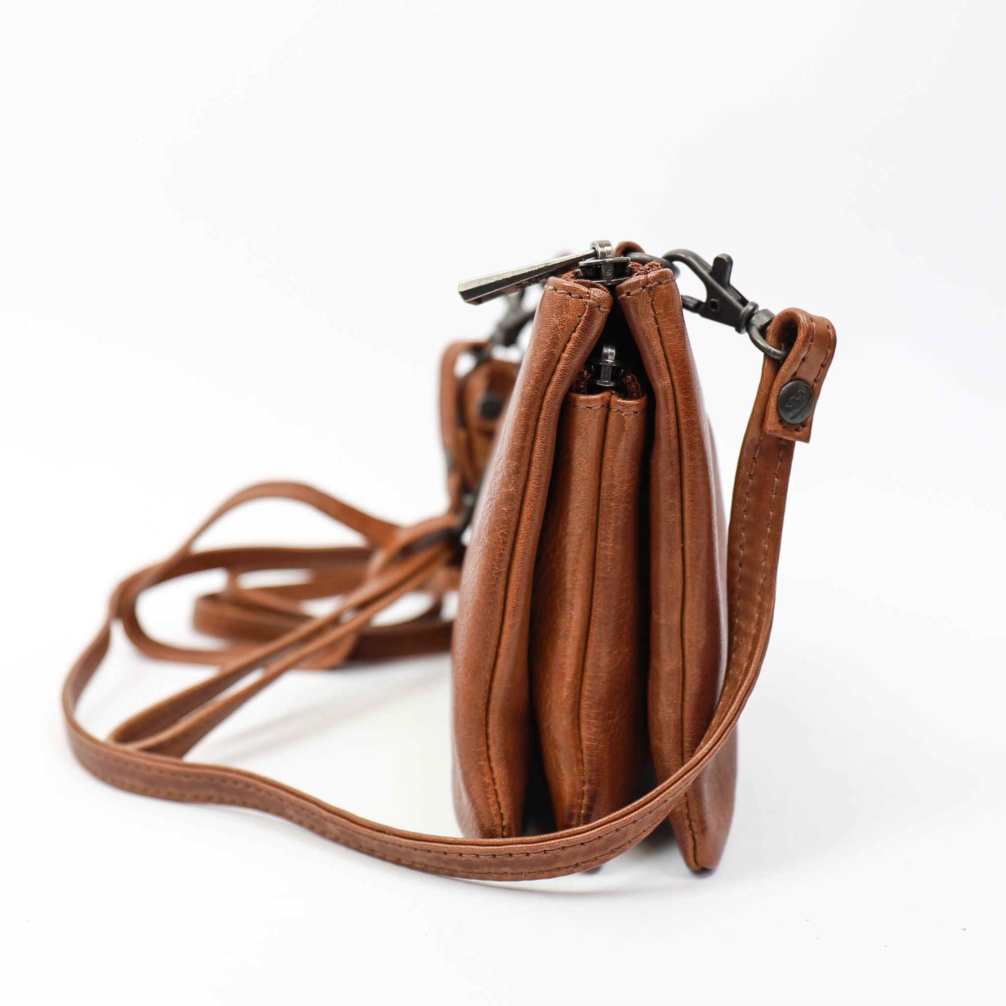 Bear Design Callisto Pelle Schoudertasje Uma Cognac