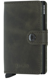 SECRID MINIWALLET VINTAGE OLIVE-BLACK