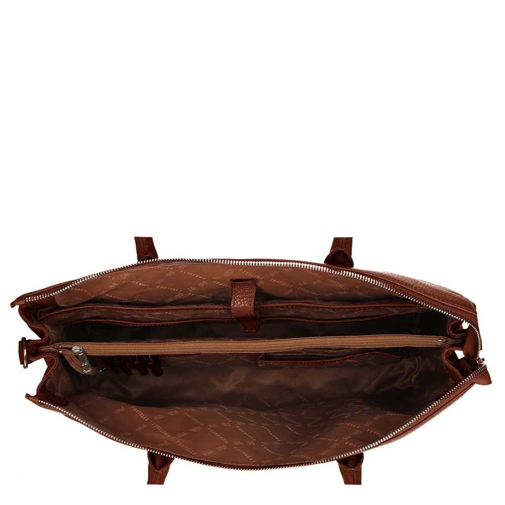 GiGi Fratelli Dames Businesstas 15" ROM8006 Brandy