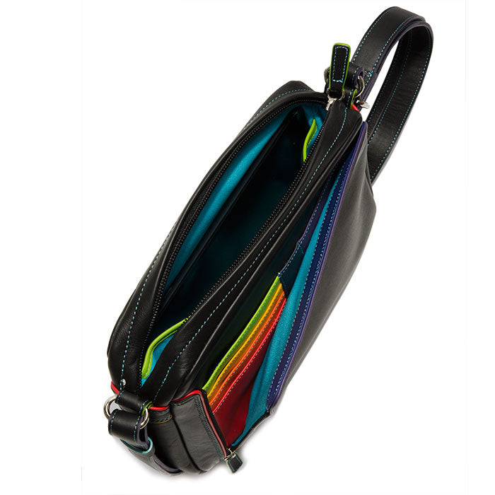 MYWALIT SMALL ORGANISER CROSS BODY BAG BLACK-PACE 1805-4